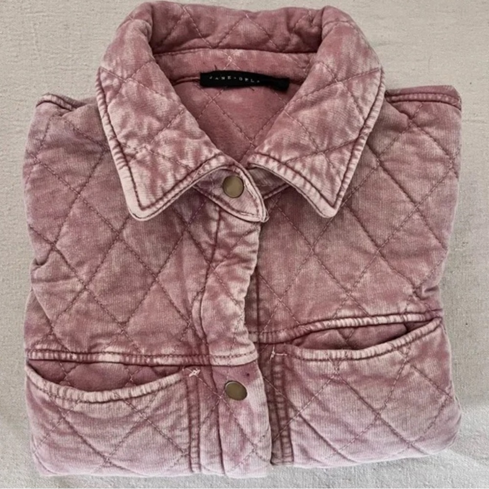 Jane And Delancy  Quilted Pink Jacket -